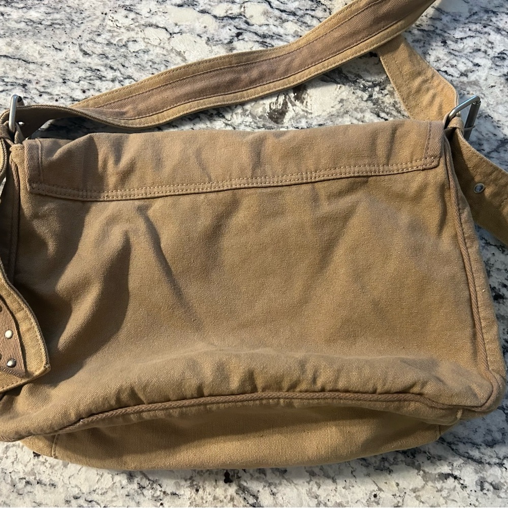 Aeropostale Tan Canvas Laptop Case - Picture 3 of 6